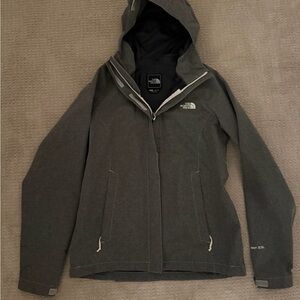 The North Face Women's Dark Gray windbreaker Jacket